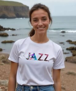 Jazz painted-style womens t-shirt