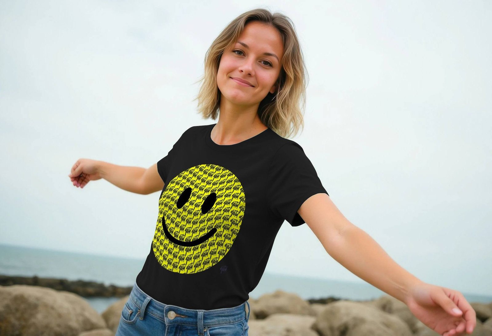 djektd Happy House womens t-shirt - Image 6
