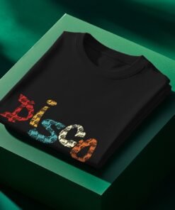 Alternative view of djektd Disco mens t-shirt