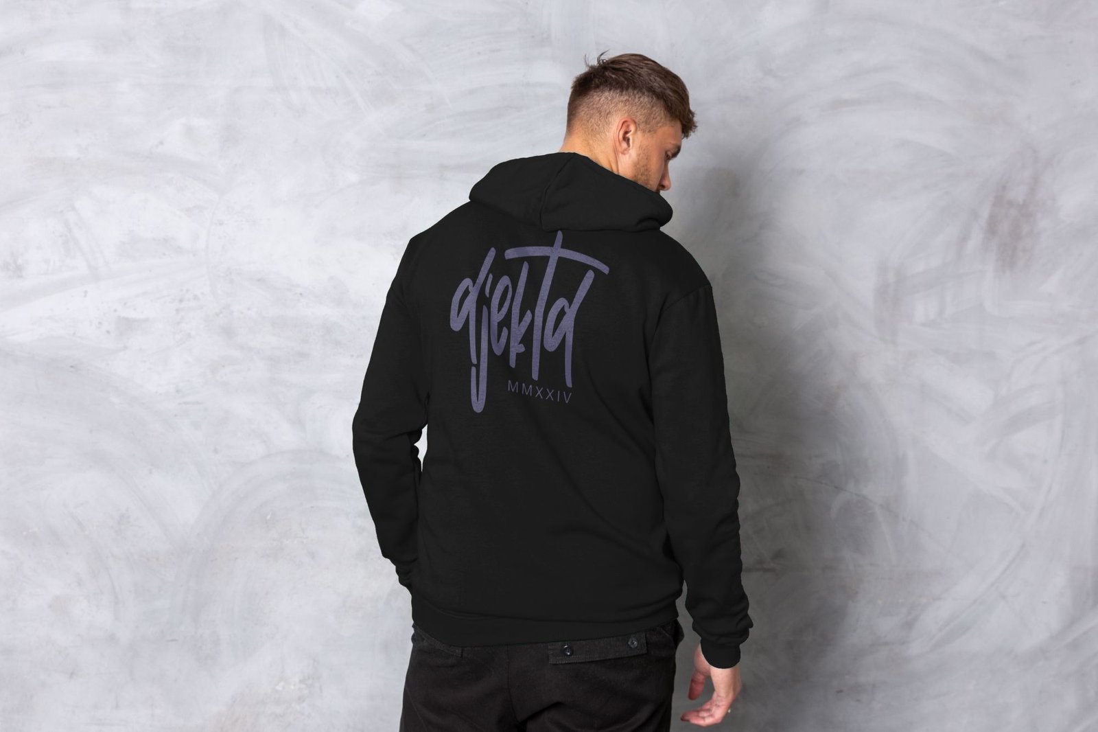 djektd Tag Numerals mens hoodie - Image 5
