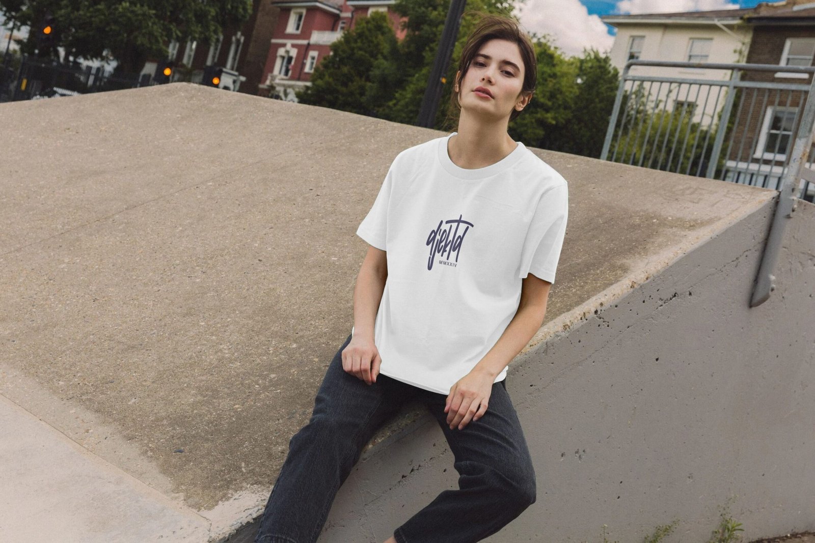 djektd Tag Numerals womens t-shirt