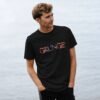 Grunge painted-style mens t-shirt