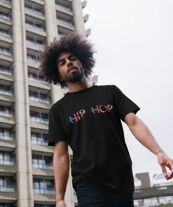 Hip Hop painted-style mens t-shirt