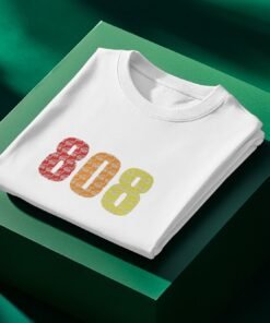 Alternative view of djektd 808 iconic mens t-shirt