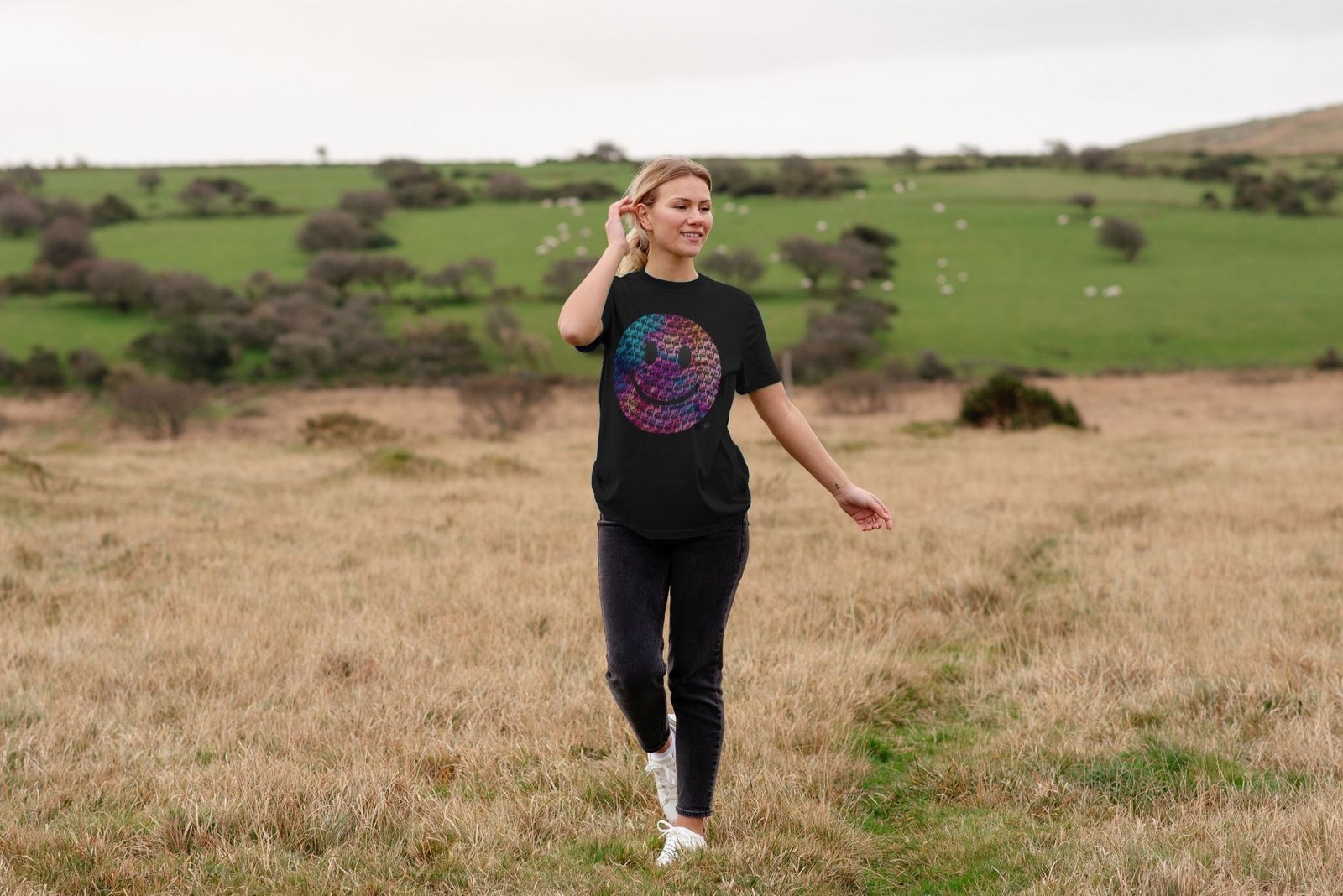 "Oily" Happy House mens t-shirt - Image 5