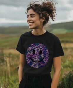 "Purple Head" Happy House womens t-shirt