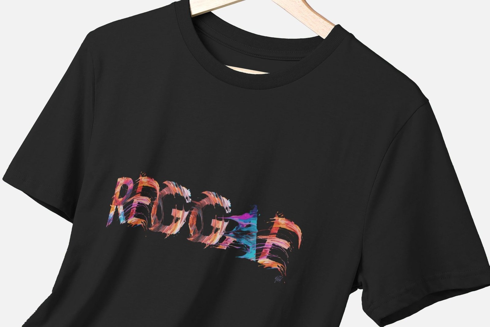 Reggae painted-style mens t-shirt - Image 3