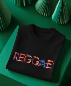 Alternative view of Reggae painted-style mens t-shirt