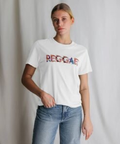 Reggae painted-style womens t-shirt