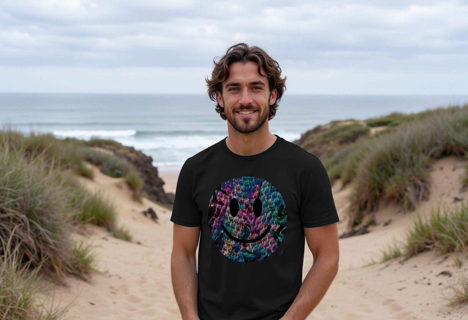 "Soap Bubble" Happy House mens t-shirt