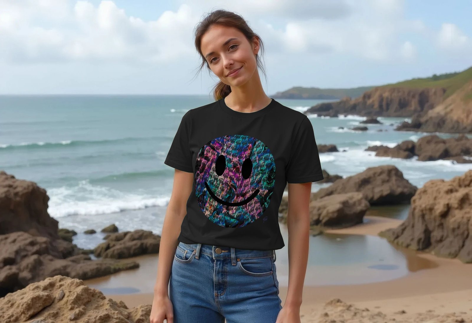 "Soap Bubble" Happy House womens t-shirt - Image 4