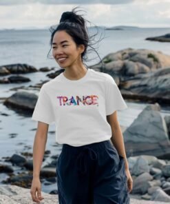Trance painted-style womens t-shirt